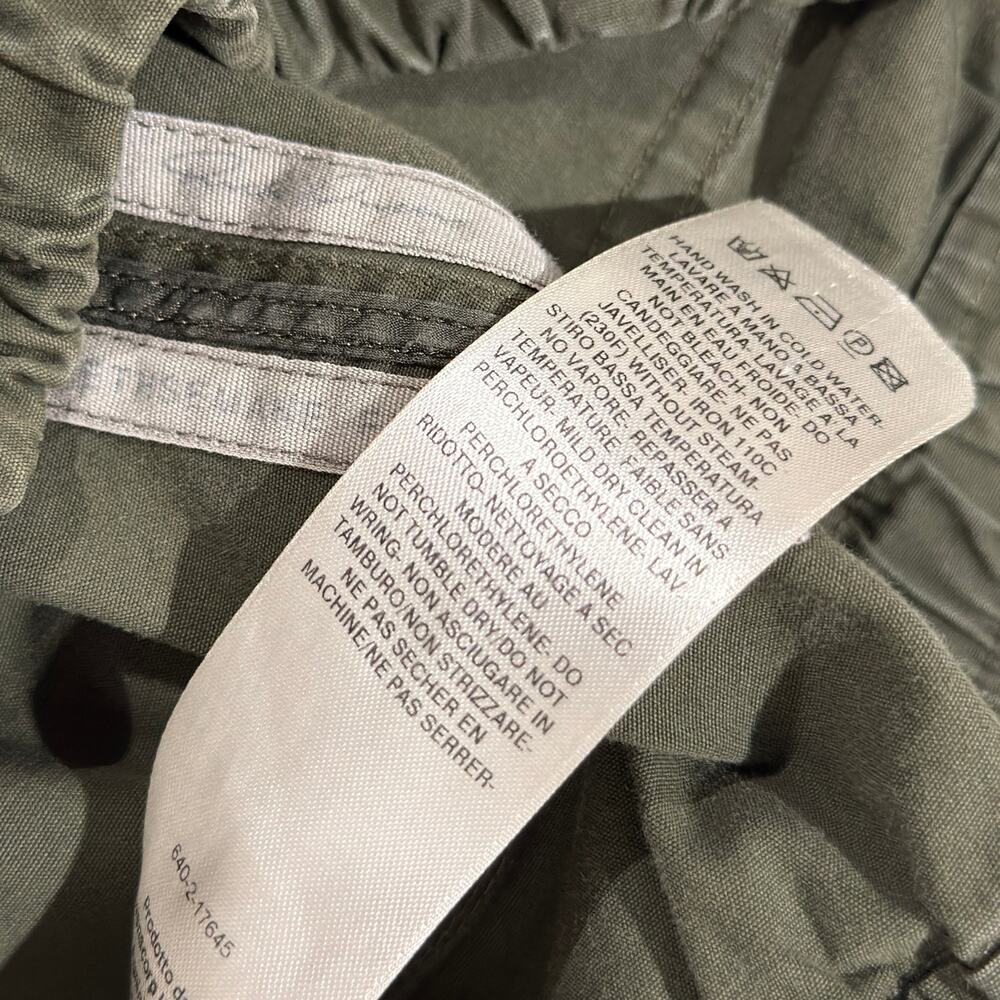 Rick Owens Skinny Jogger Pants Olive Green Drawstring Sz S - Picture 6 of 10